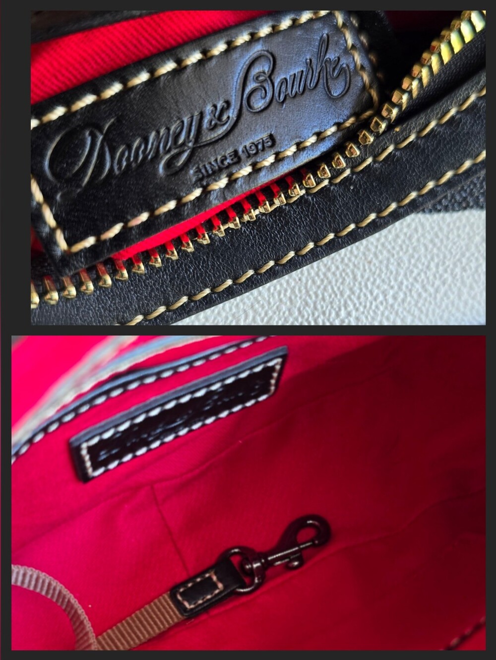 Dooney & Bourke Archives 2007 Crescent Hobo in Zebra. - Picture 10 of 12